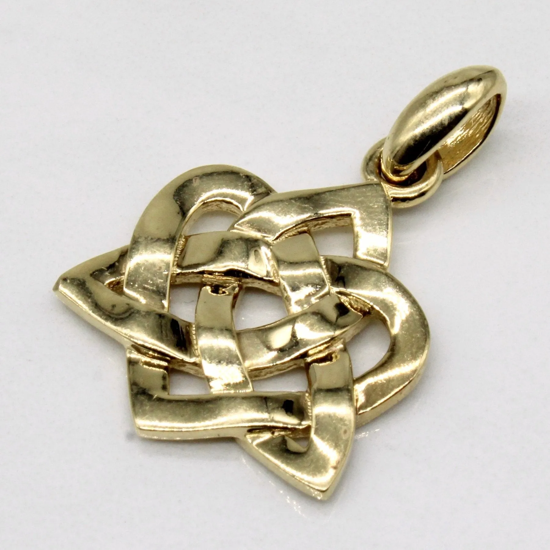 10k Celtic Love Knot Pendant