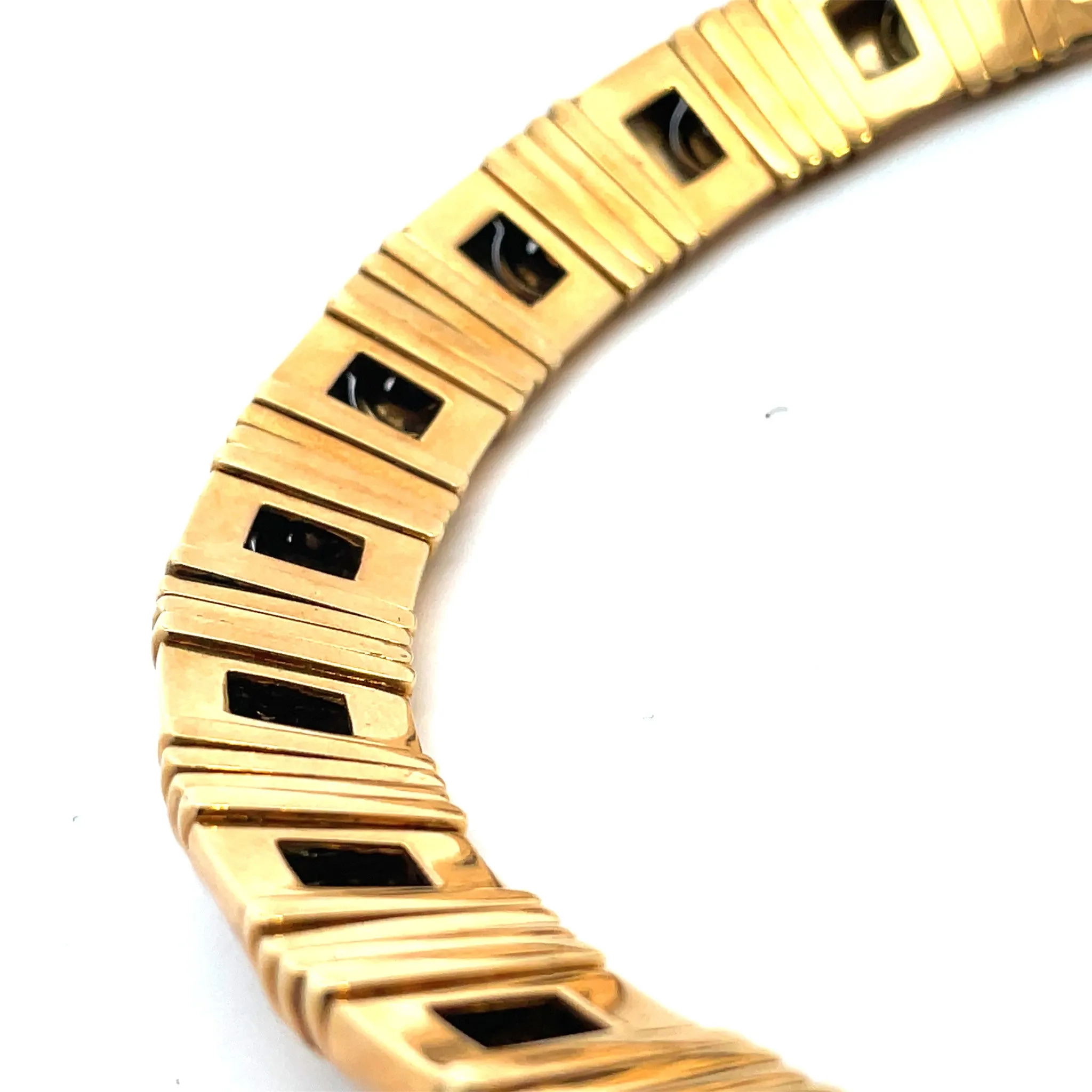 Bulgari 1980s 18KT Yellow Gold Parentesi Suite