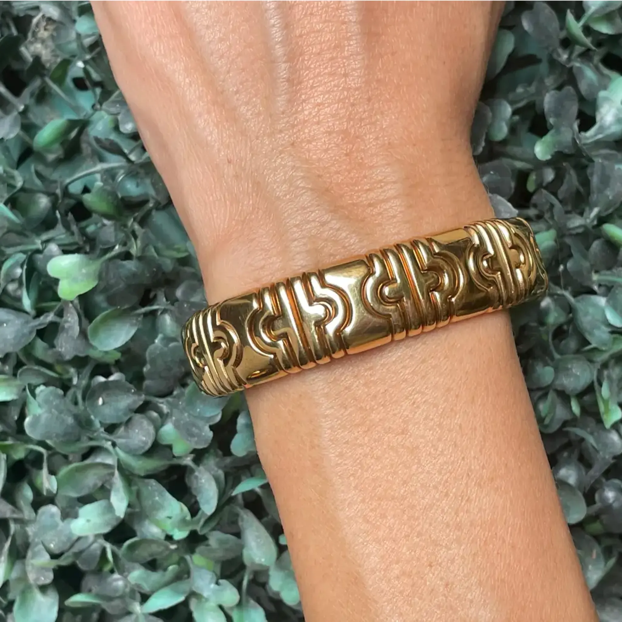 Bulgari 1980s 18KT Yellow Gold Parentesi Suite
