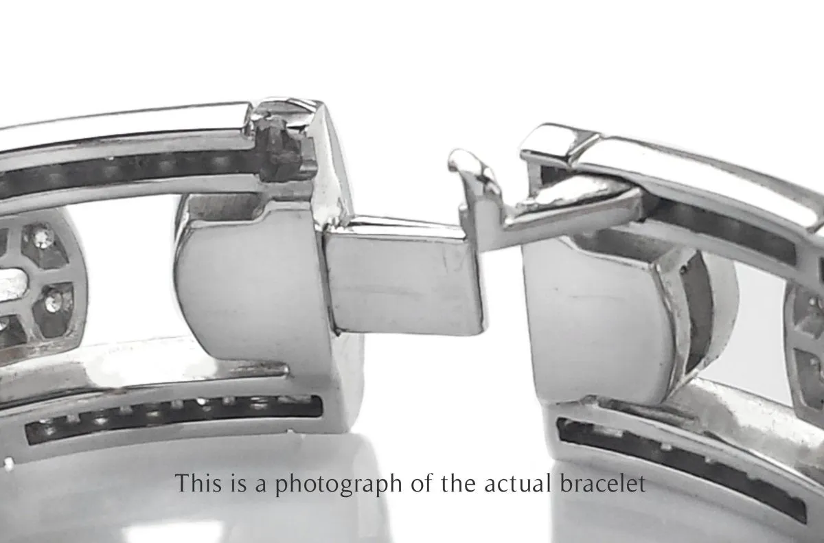 Bulgari Bvlgari 3.84tcw Diamond Parentesi Bracelet