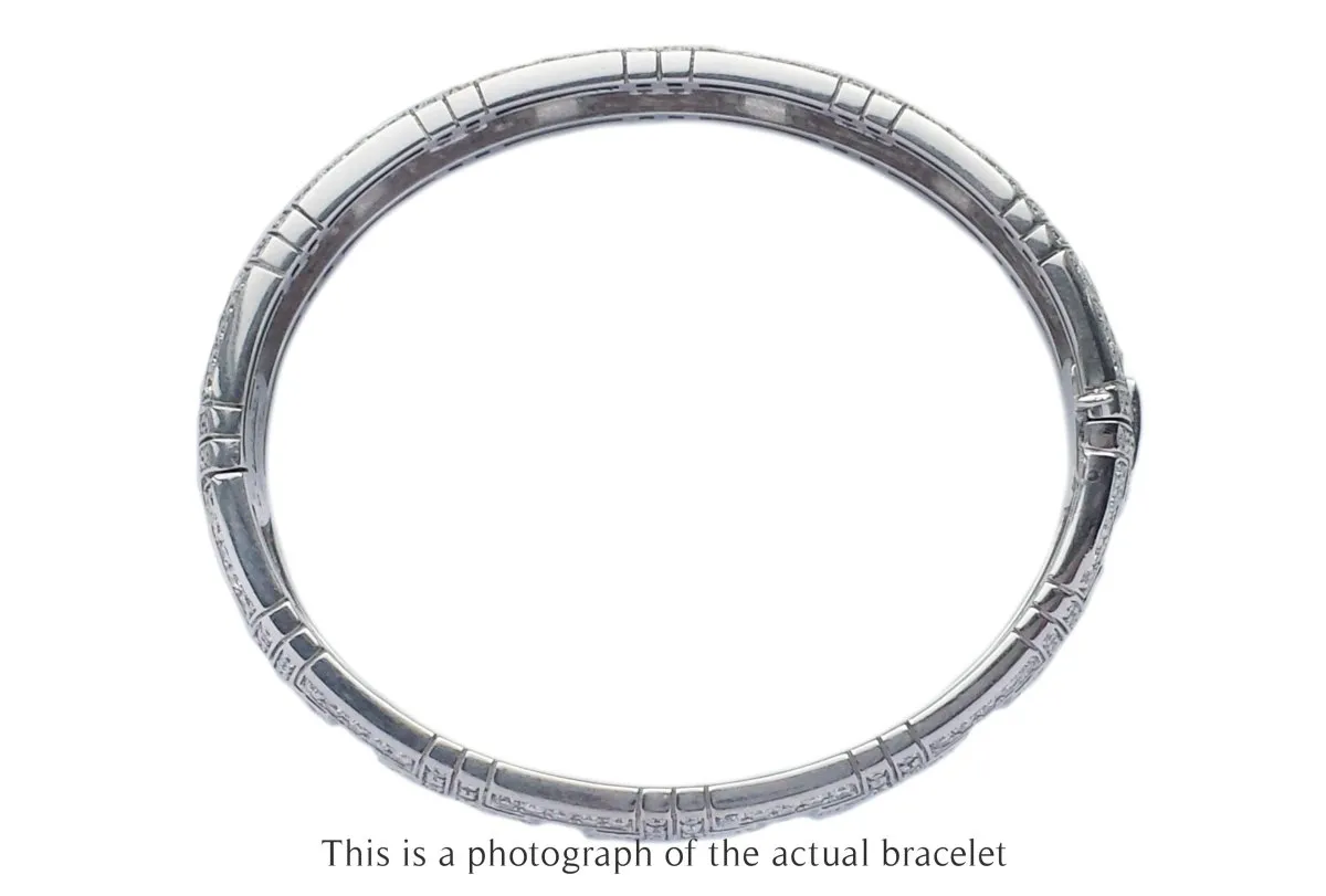 Bulgari Bvlgari 3.84tcw Diamond Parentesi Bracelet