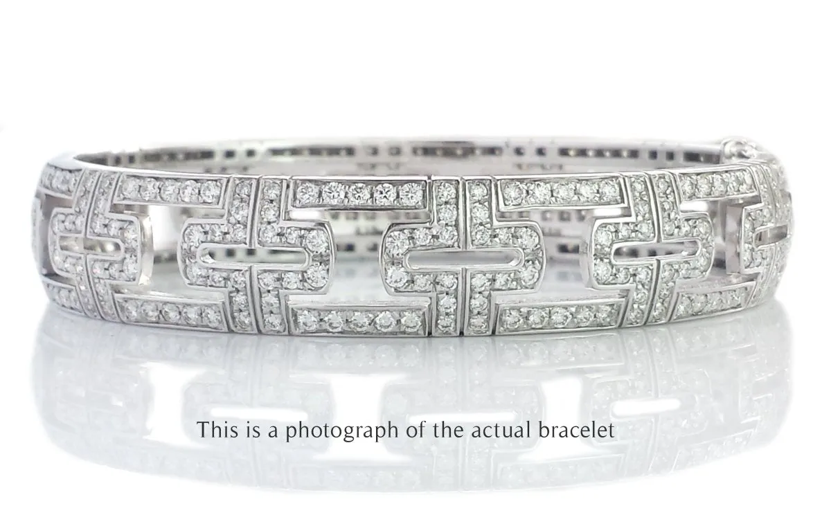 Bulgari Bvlgari 3.84tcw Diamond Parentesi Bracelet