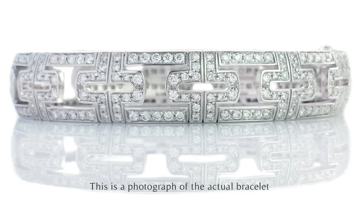 Bulgari Bvlgari 3.84tcw Diamond Parentesi Bracelet