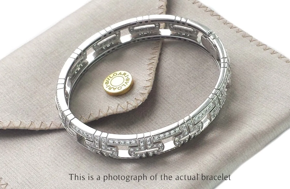 Bulgari Bvlgari 3.84tcw Diamond Parentesi Bracelet