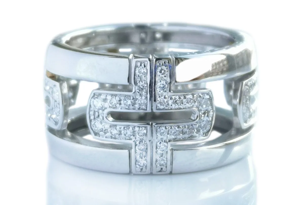 Bulgari Bvlgari Diamond Parentesi Ring SZ 52