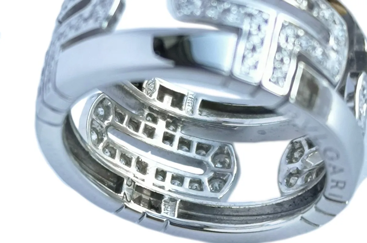 Bulgari Bvlgari Diamond Parentesi Ring SZ 52