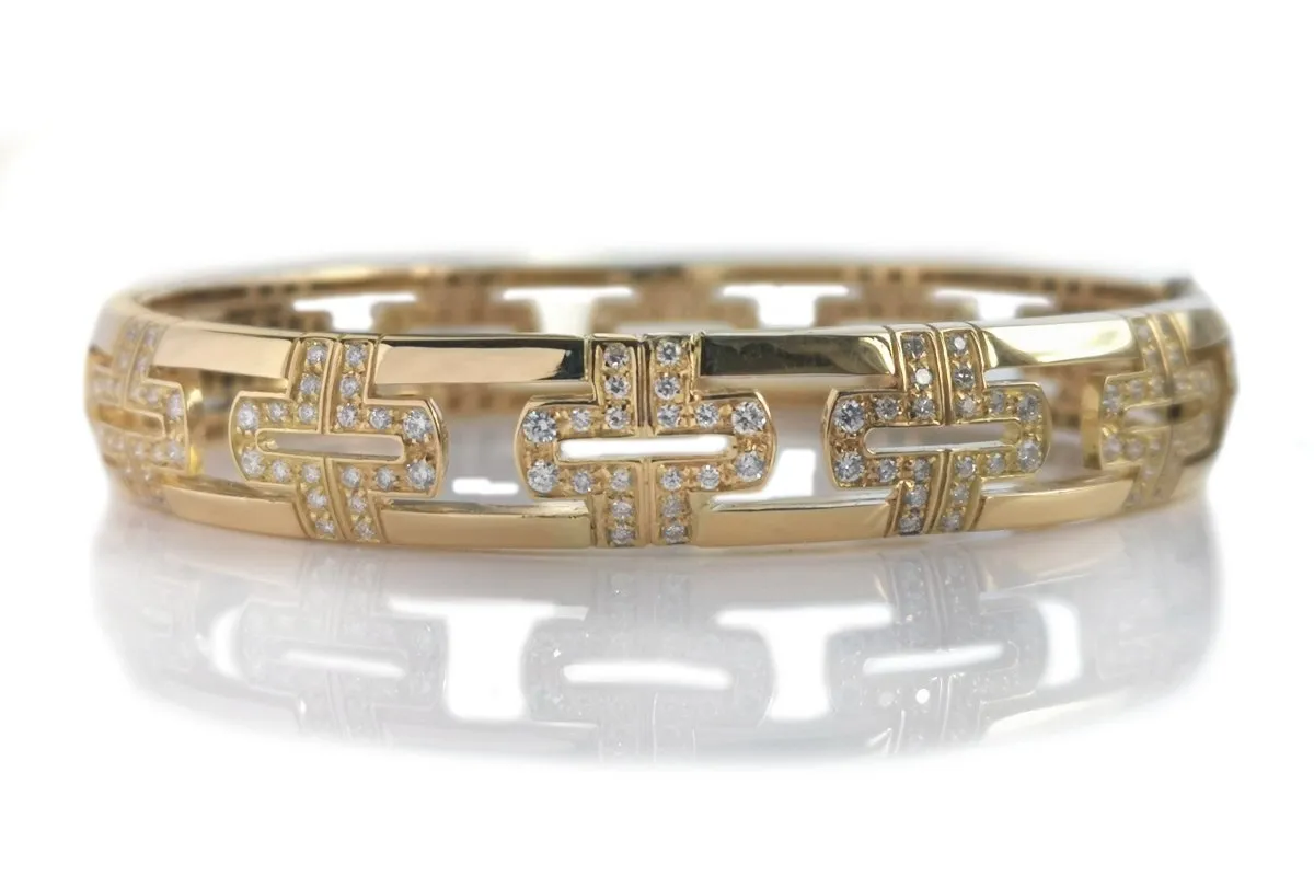 Bulgari Bvlgari Parentesi Bracelet with 1.90tcw Diamonds