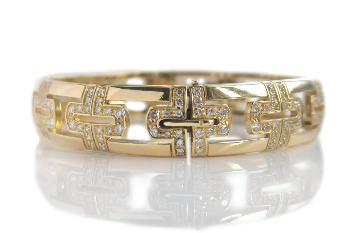 Bulgari Bvlgari Parentesi Bracelet with 1.90tcw Diamonds
