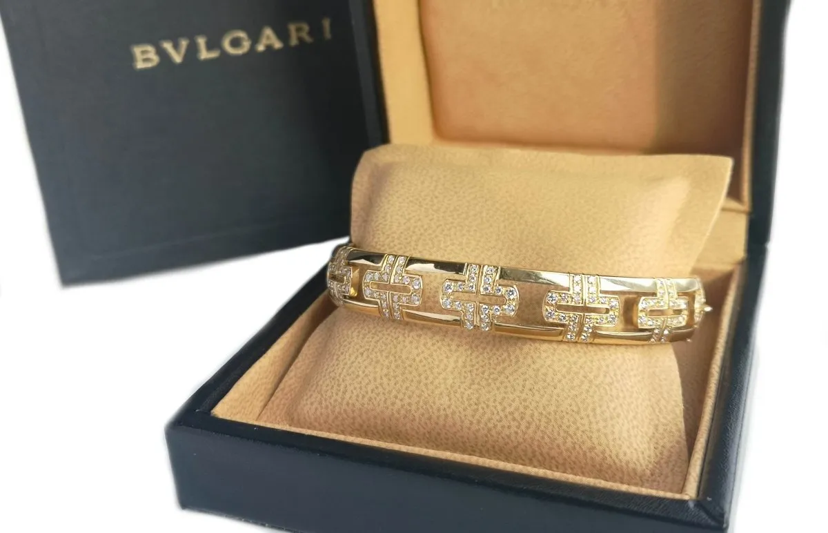 Bulgari Bvlgari Parentesi Bracelet with 1.90tcw Diamonds