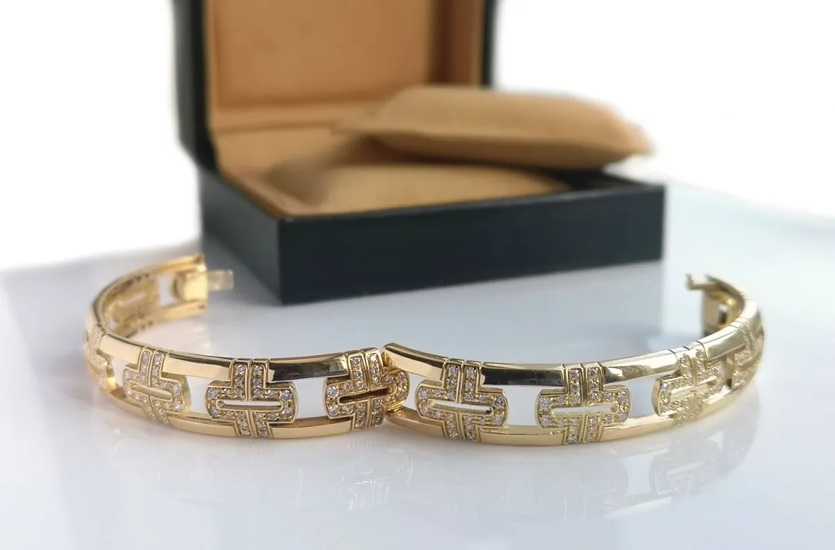 Bulgari Bvlgari Parentesi Bracelet with 1.90tcw Diamonds