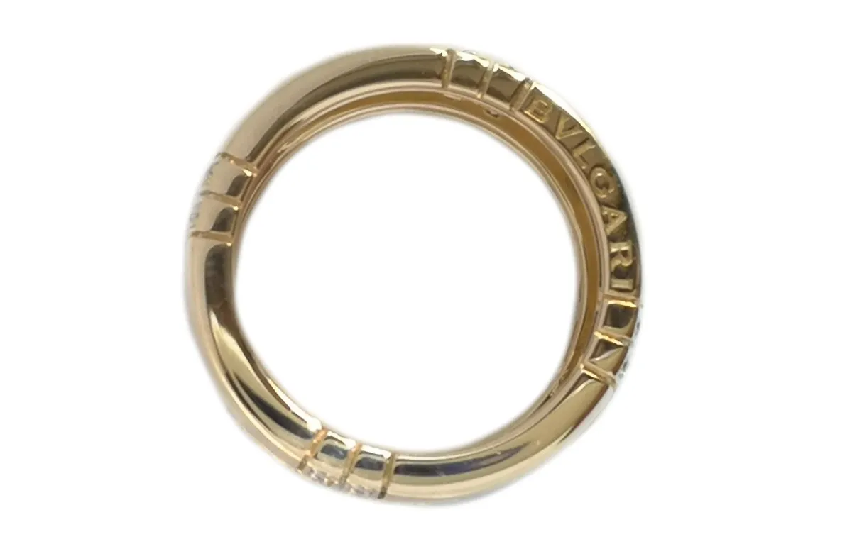 Bulgari Bvlgari Parentesi Diamond 750 Ring SZ 52