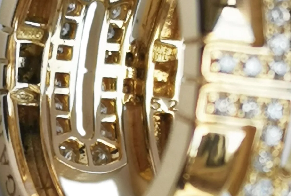 Bulgari Bvlgari Parentesi Diamond 750 Ring SZ 52