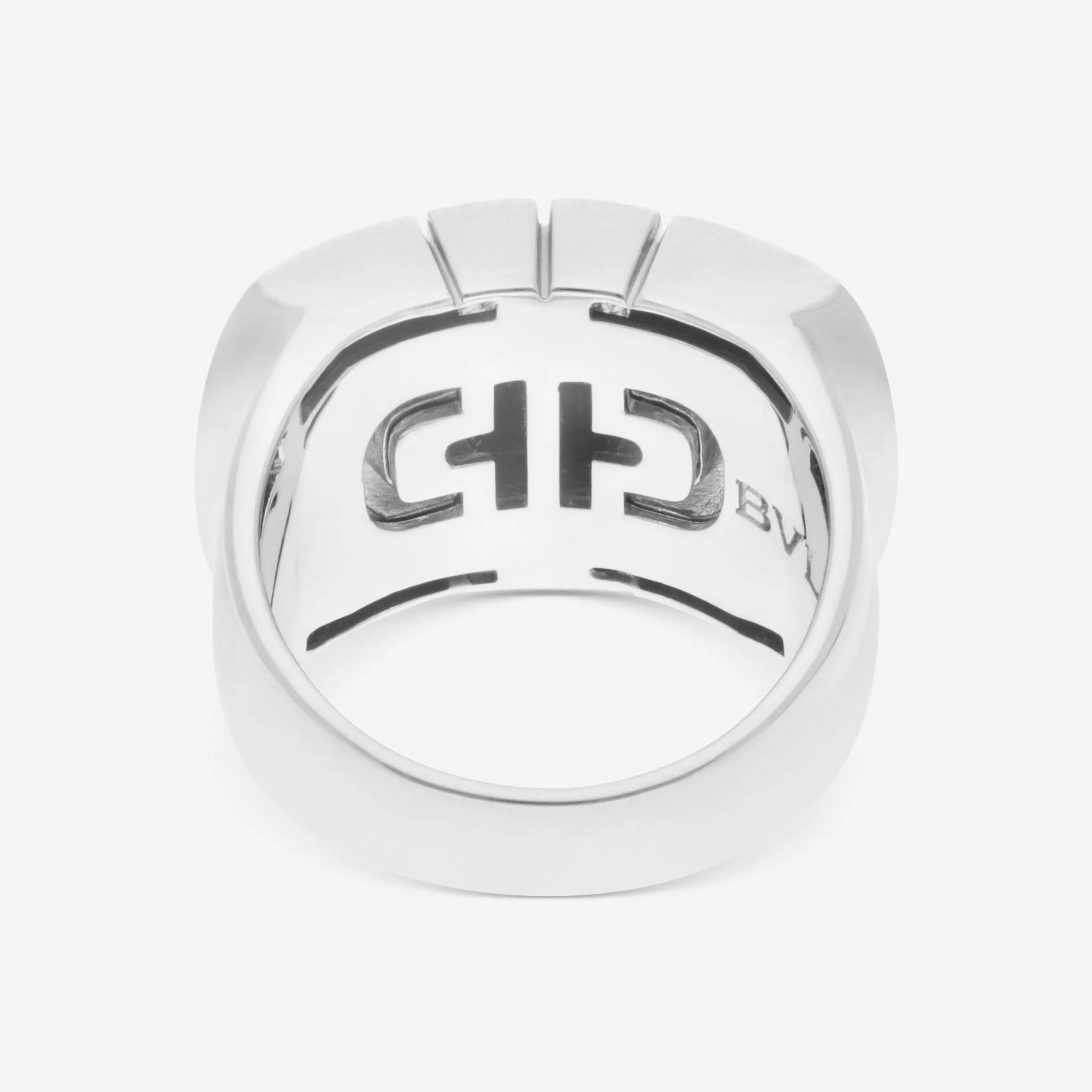 Bulgari Parentesi 18K White Gold Ring Sz. 6 339922