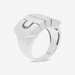 Bulgari Parentesi 18K White Gold Ring Sz. 6 339922