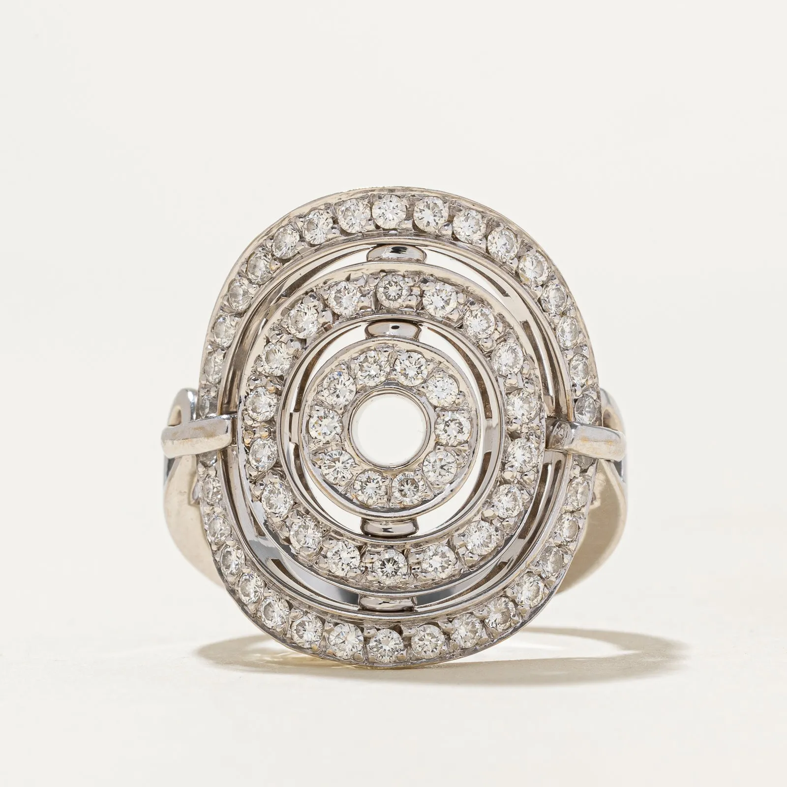 'Bvlgari' Astrale Cerchi Diamond Ring | 0.94ctw | SZ 6.75