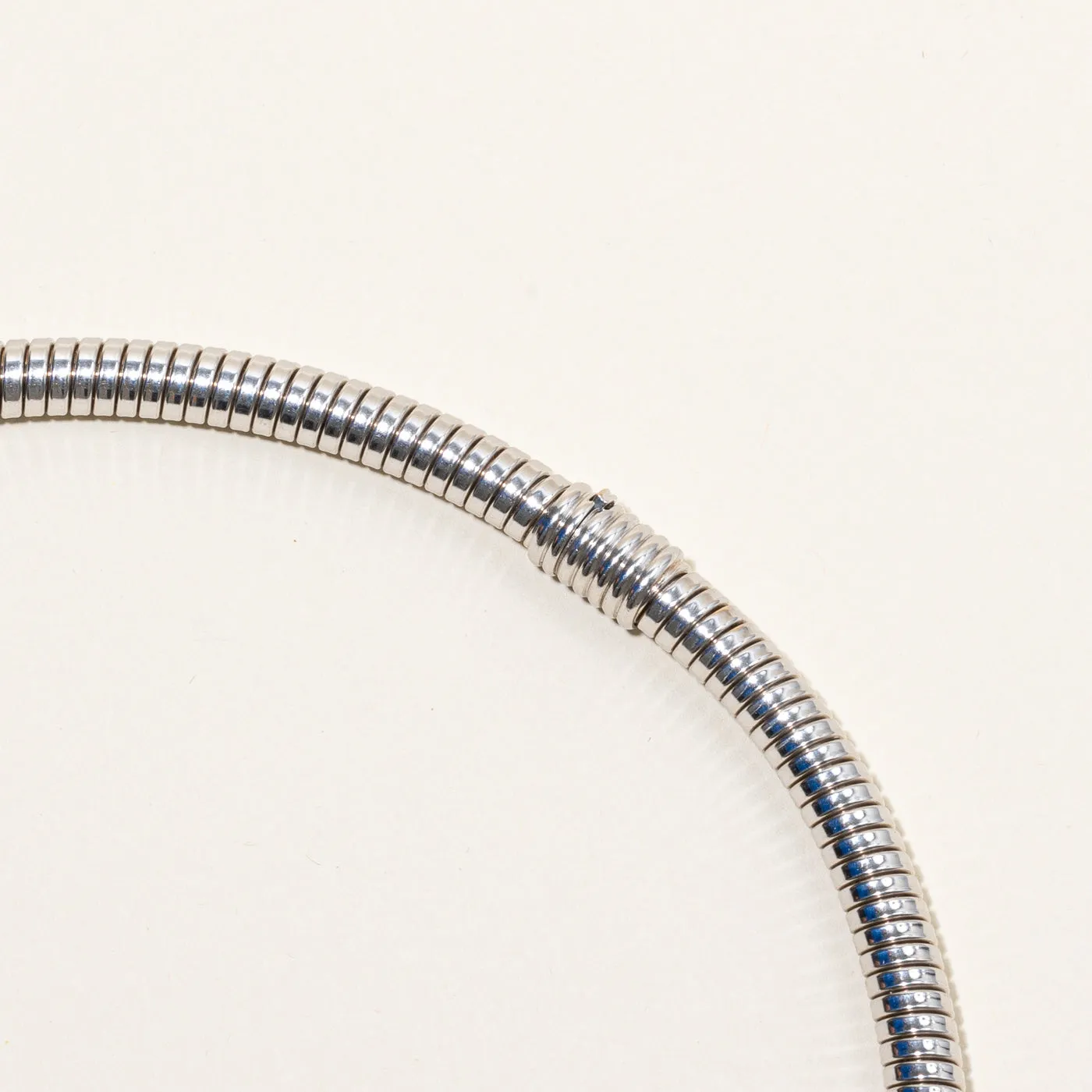 'Chopard' Tubogas 18k White Gold Necklace | 19" |