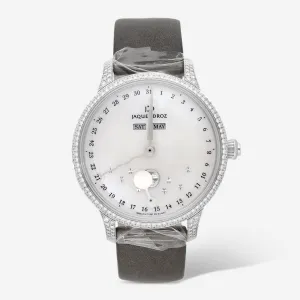 Jaquet Droz Astrale Eclipse 18K White Gold Diamond Automatic Ladies Watch J012614570