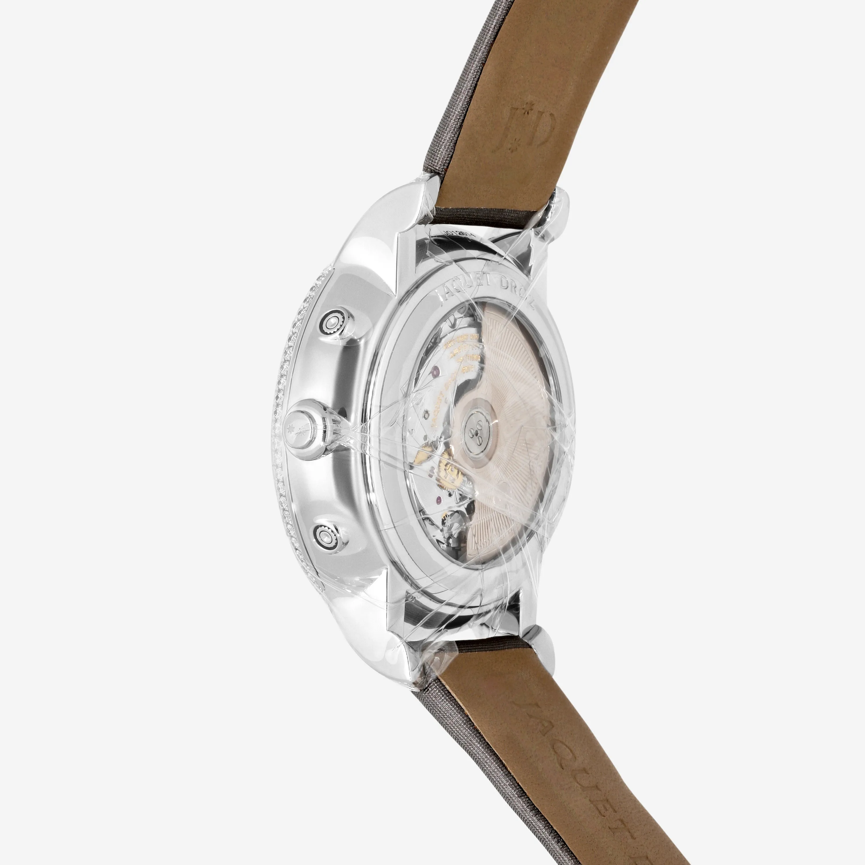 Jaquet Droz Astrale Eclipse 18K White Gold Diamond Automatic Ladies Watch J012614570