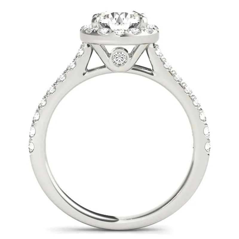 Lana - Elevate your proposal - Halo Diamond Engagement Ring 1.50 Carats