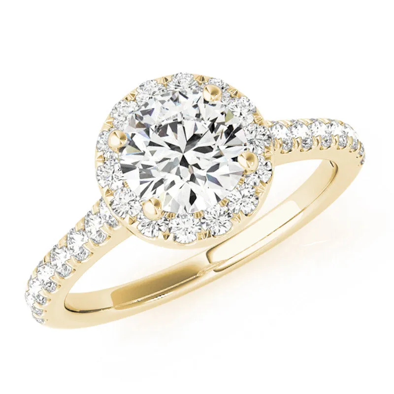 Lana - Elevate your proposal - Halo Diamond Engagement Ring 1.50 Carats