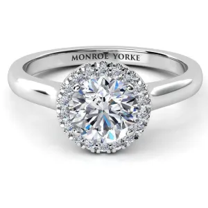 Oasis - Halo Diamond Ring: A Timeless Symbol of Eternal Love