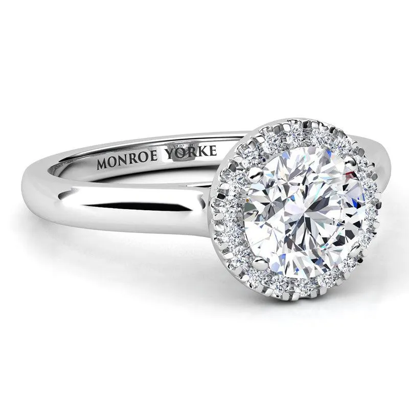 Oasis - Halo Diamond Ring: A Timeless Symbol of Eternal Love