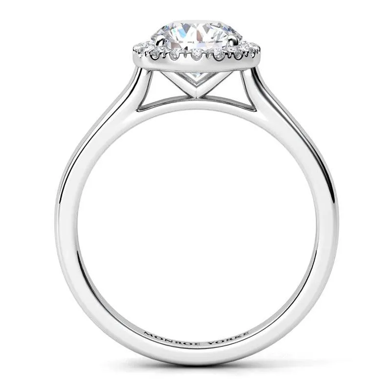 Oasis - Halo Diamond Ring: A Timeless Symbol of Eternal Love
