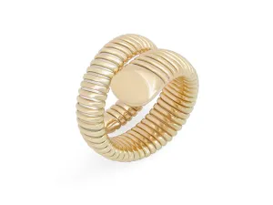 Tubogas 'Snake' Ring in 18K Gold, by Beladora